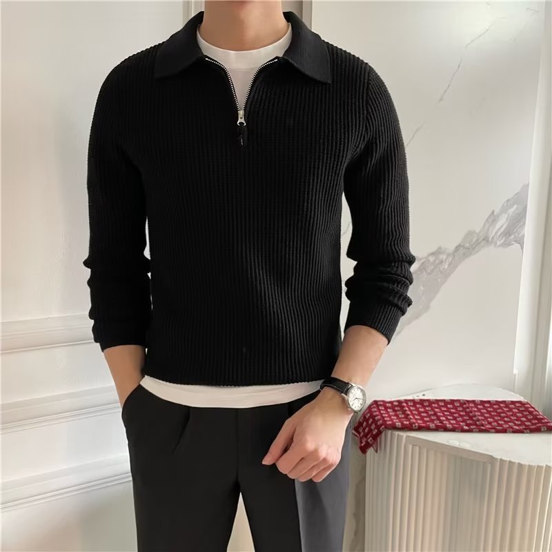 sweater half zip